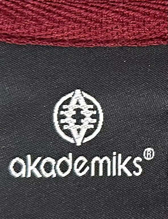 *AKADEMIKS* (BURGUNDY) FANCY LONG SLEEVE T-SHIRT