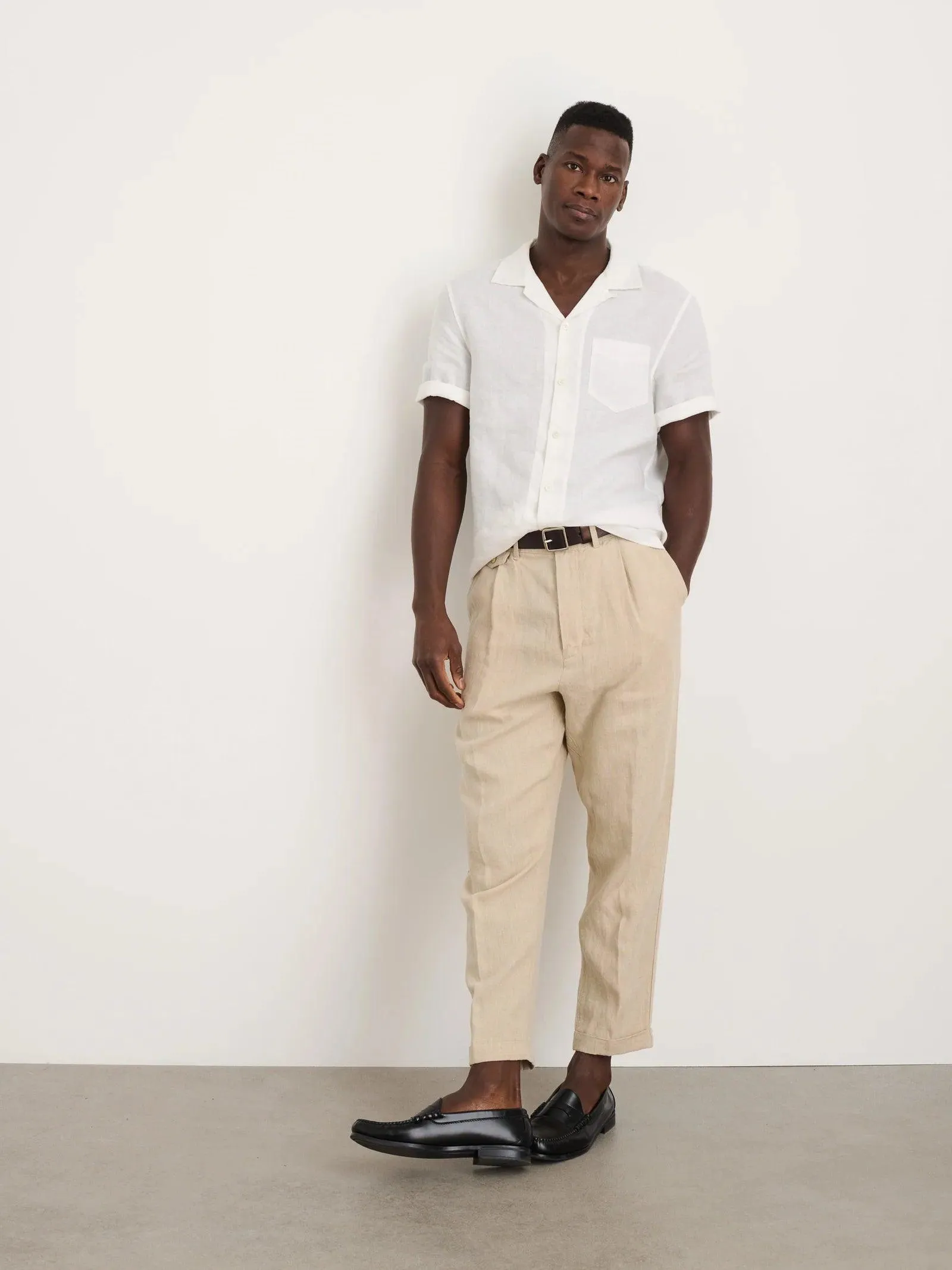 Alex Mill - Camp Shirt in Linen - White