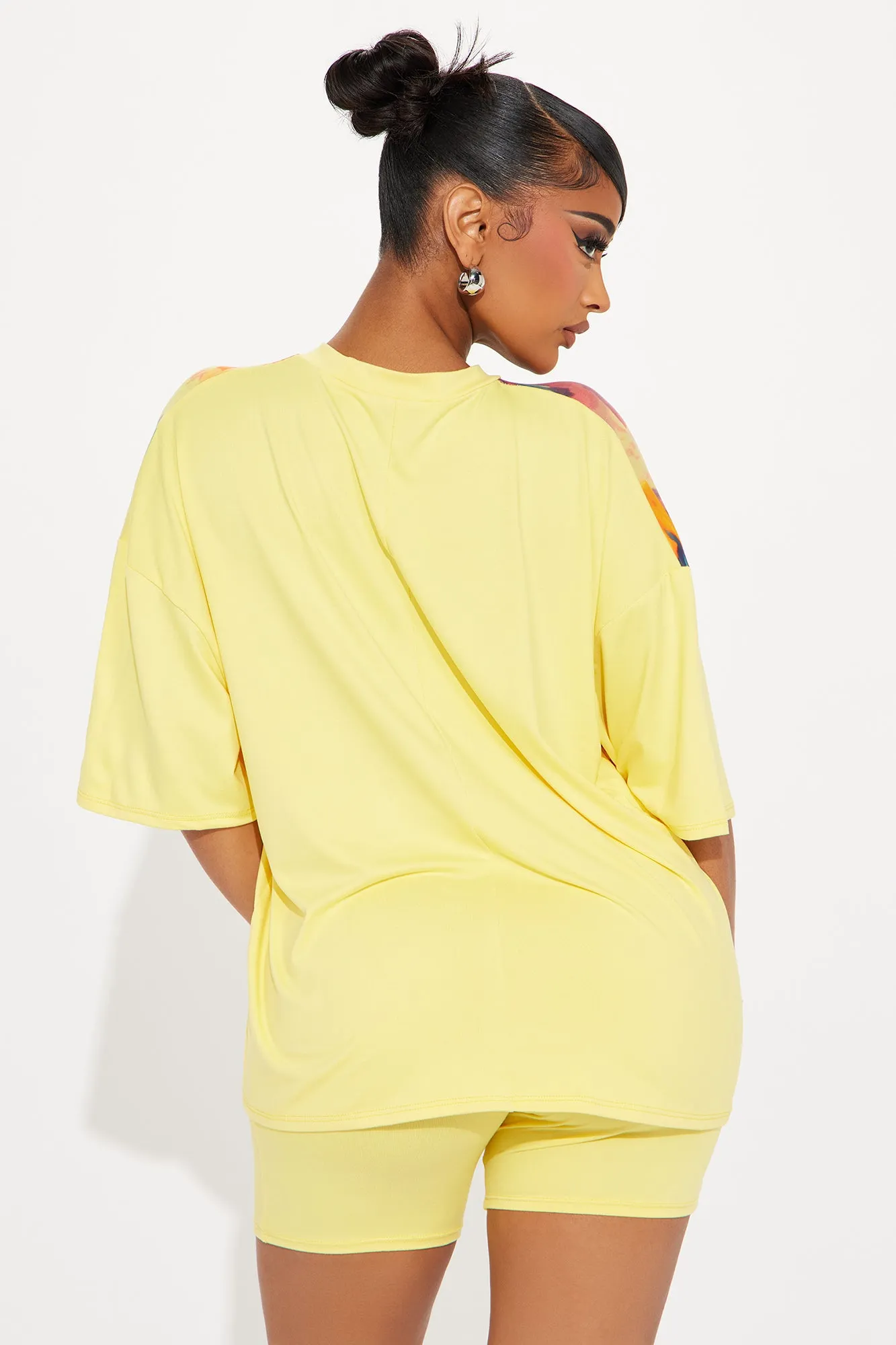 Beautiful Thoughts Short Set - Yellow