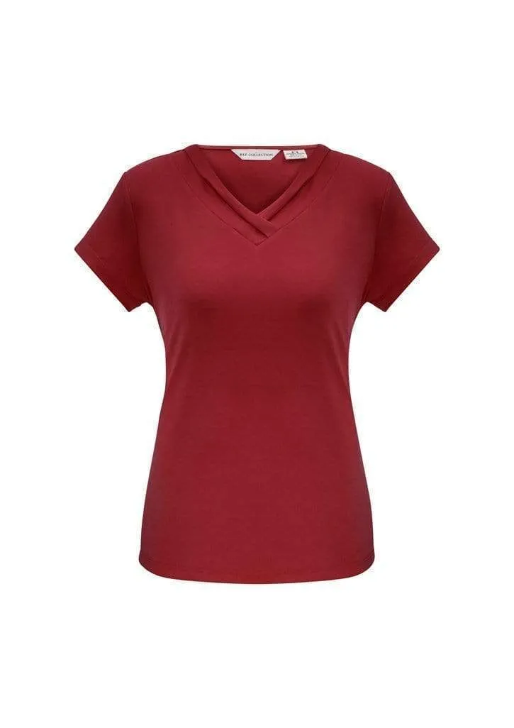 Biz Collection Women’s Lana Short Sleeve Top K819ls