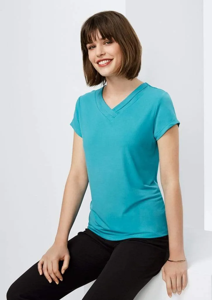 Biz Collection Women’s Lana Short Sleeve Top K819ls