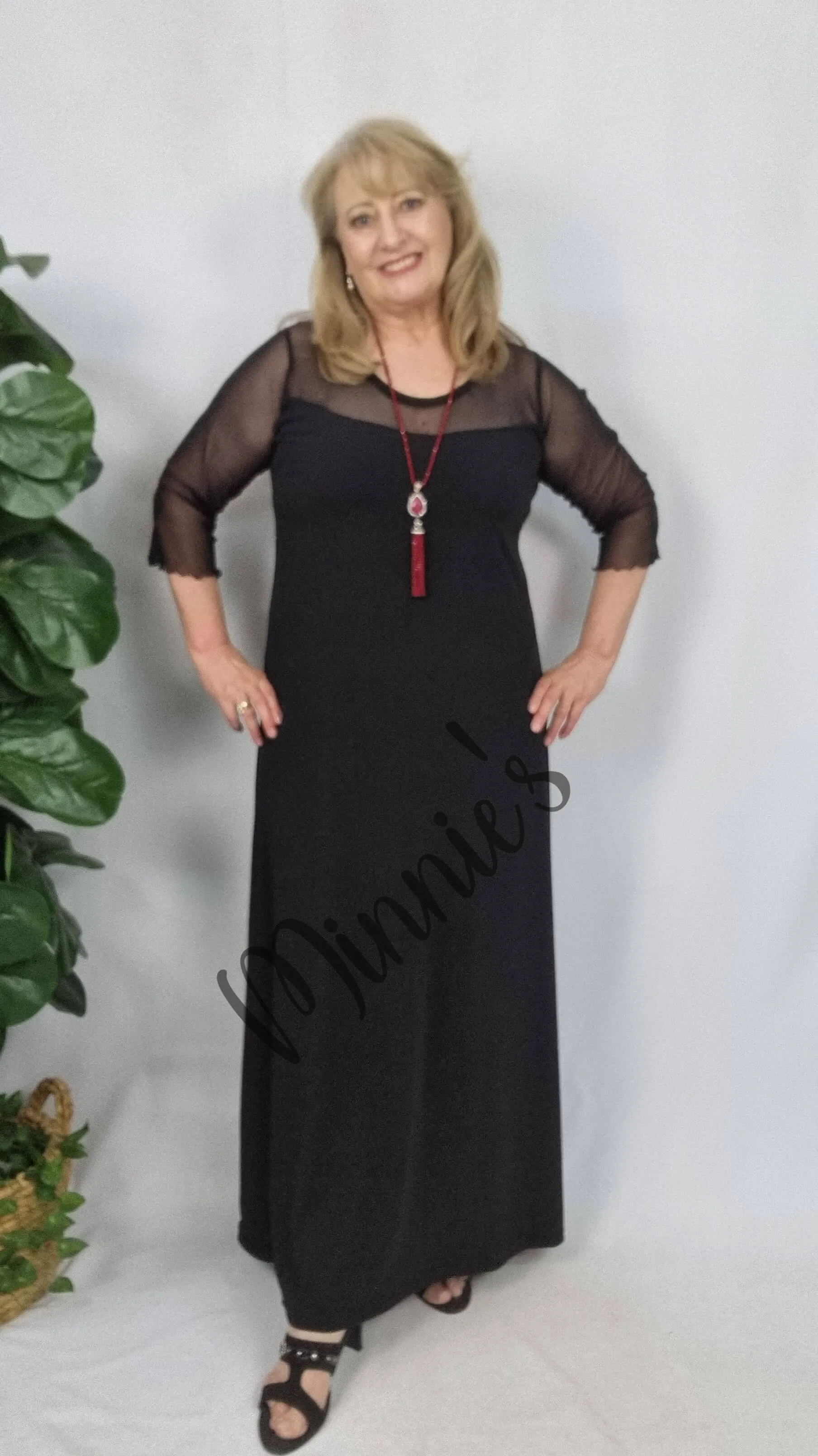 Black Long Dress SH0113