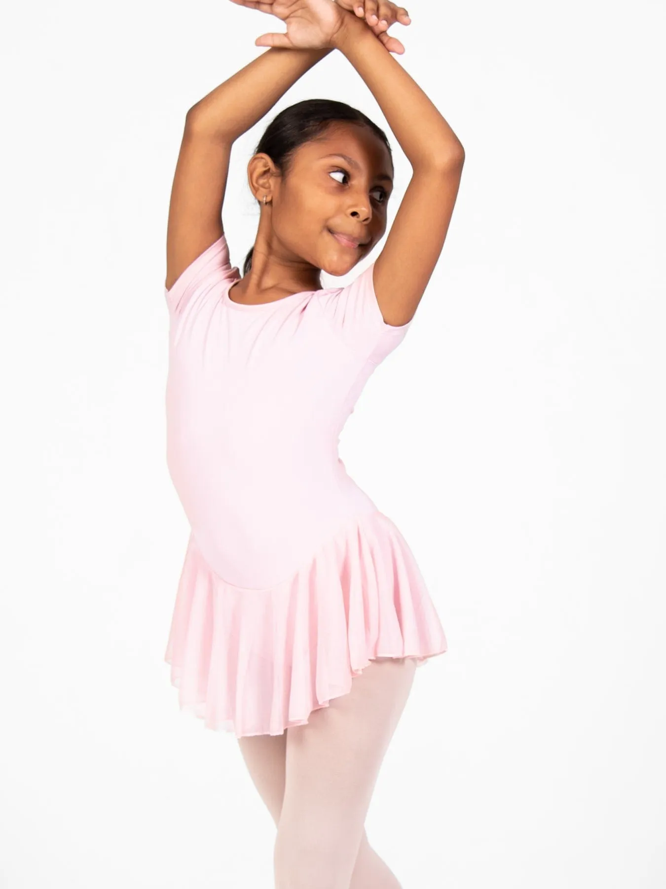 Body Wrappers BWP191 Girls Short Sleeve Leotard