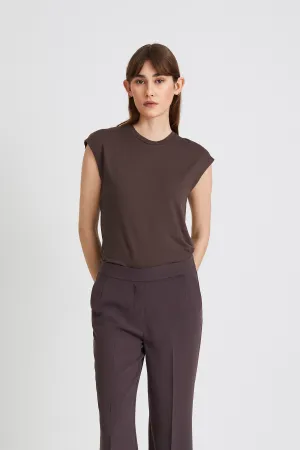 CANALE TOP - DARK BROWN