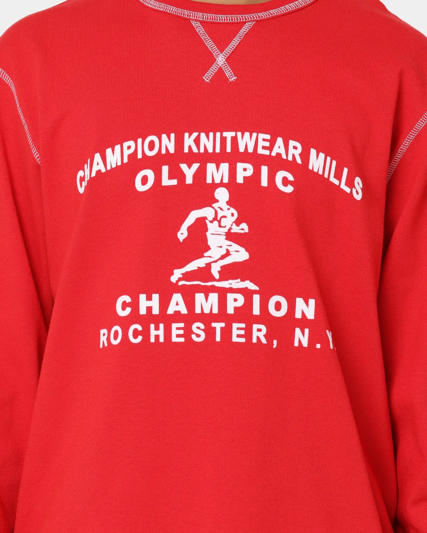 Champion Collegiate Heritage Long Sleeve T-Shirt Scarlet