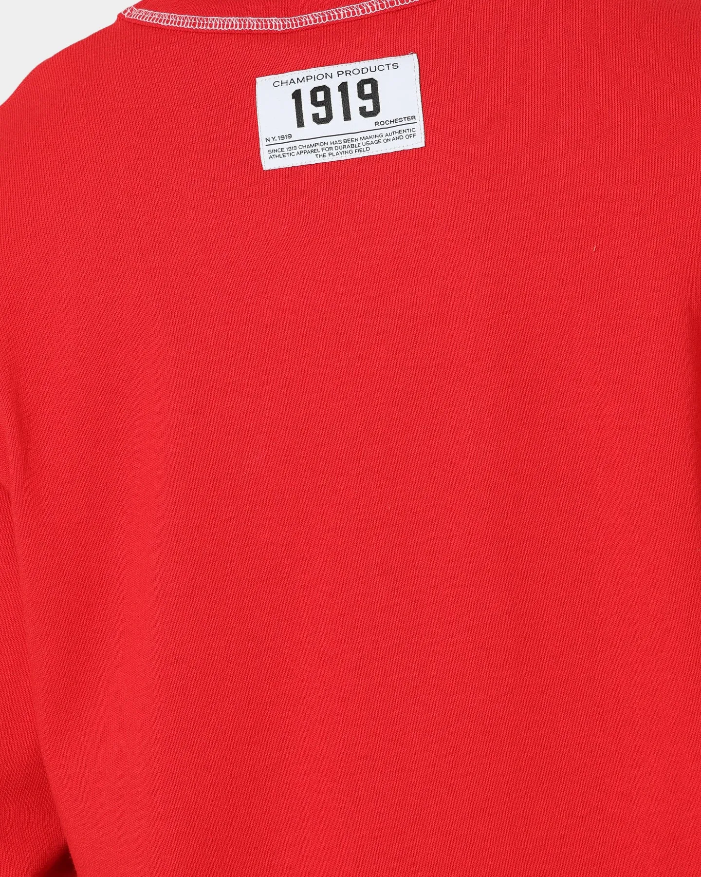 Champion Collegiate Heritage Long Sleeve T-Shirt Scarlet