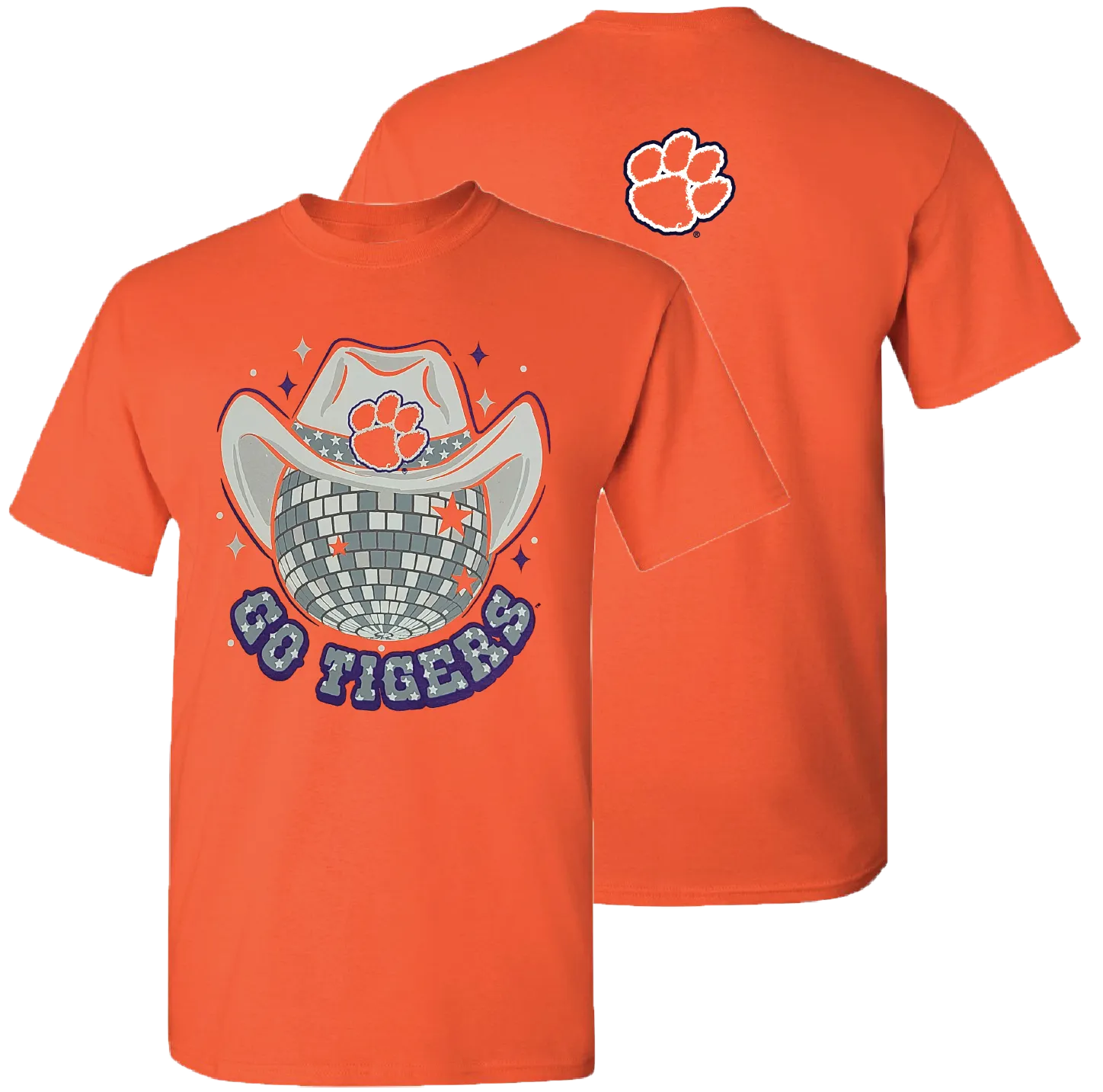 Clemson Go Tigers Disco Orange