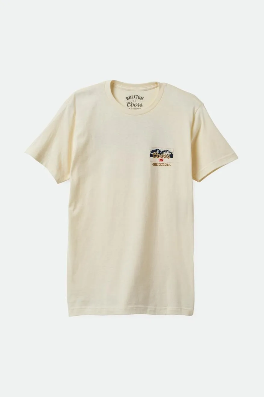 Coors Mirror S/S Standard Tee - Natural