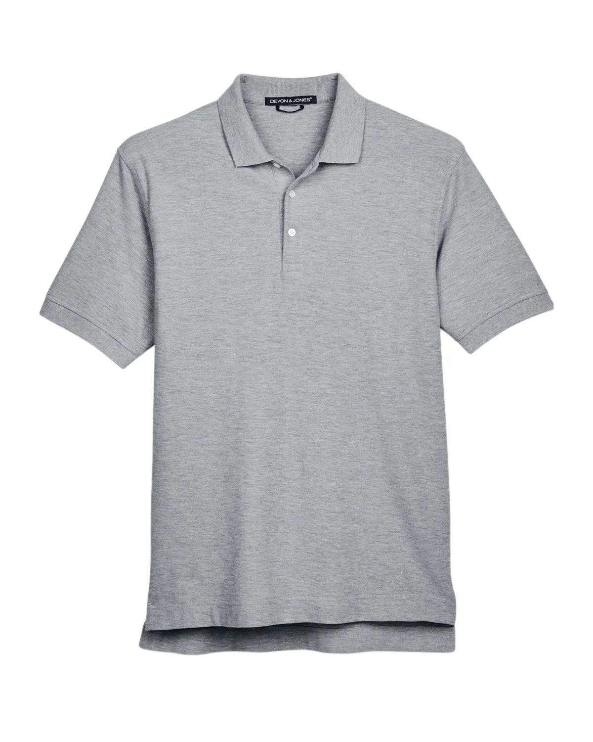 Devon & Jones Men's Pima Piqué Short-Sleeve Polo