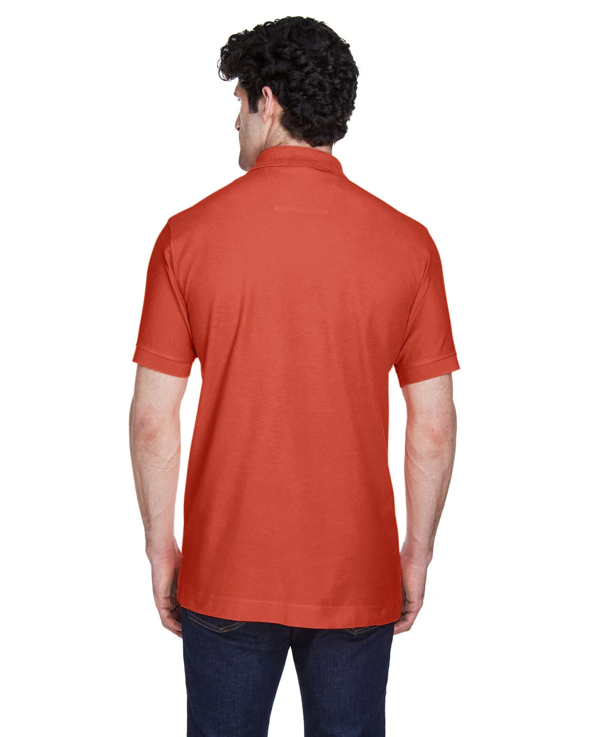 Devon & Jones Men's Pima Piqué Short-Sleeve Polo