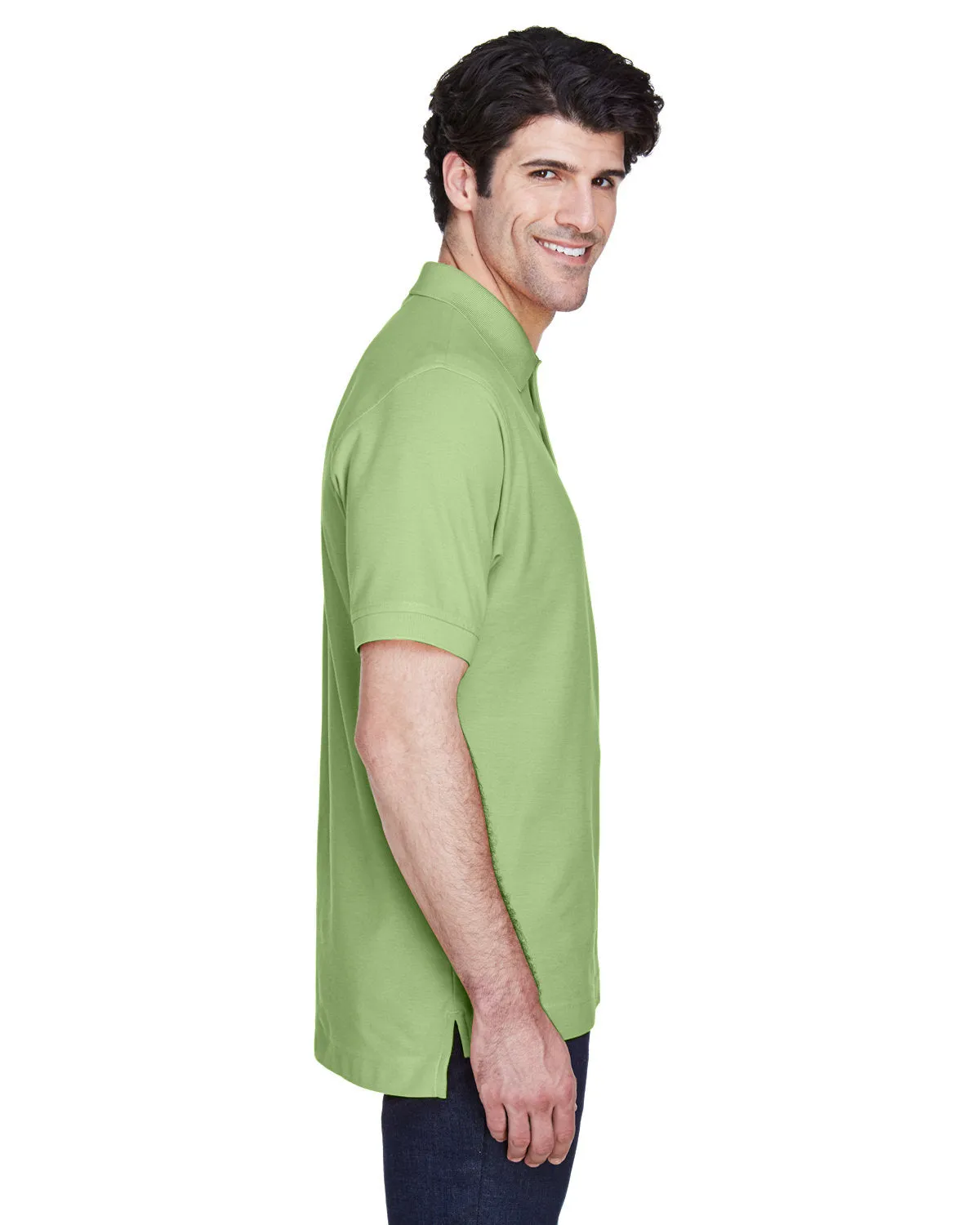 Devon & Jones Men's Pima Piqué Short-Sleeve Polo