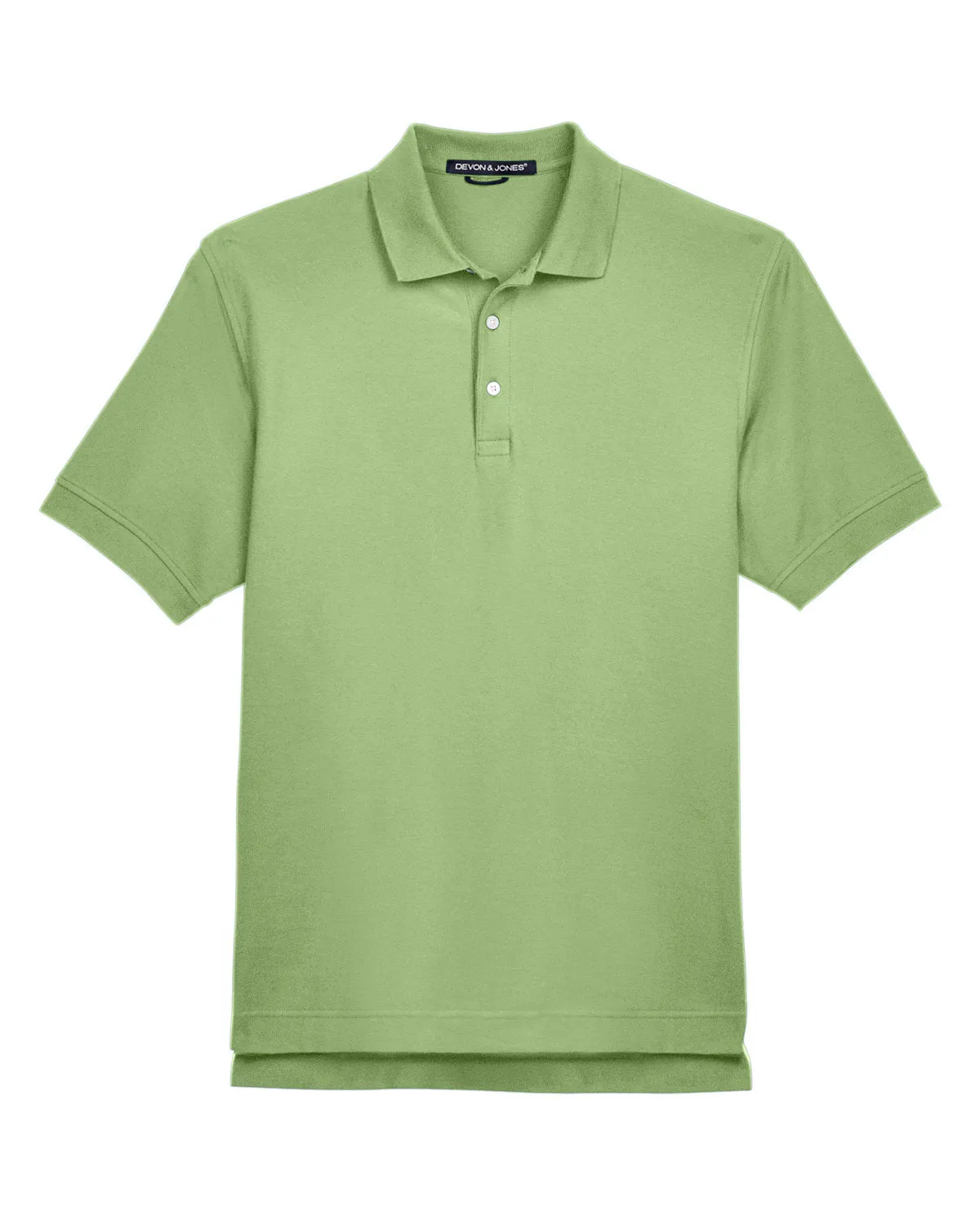 Devon & Jones Men's Pima Piqué Short-Sleeve Polo