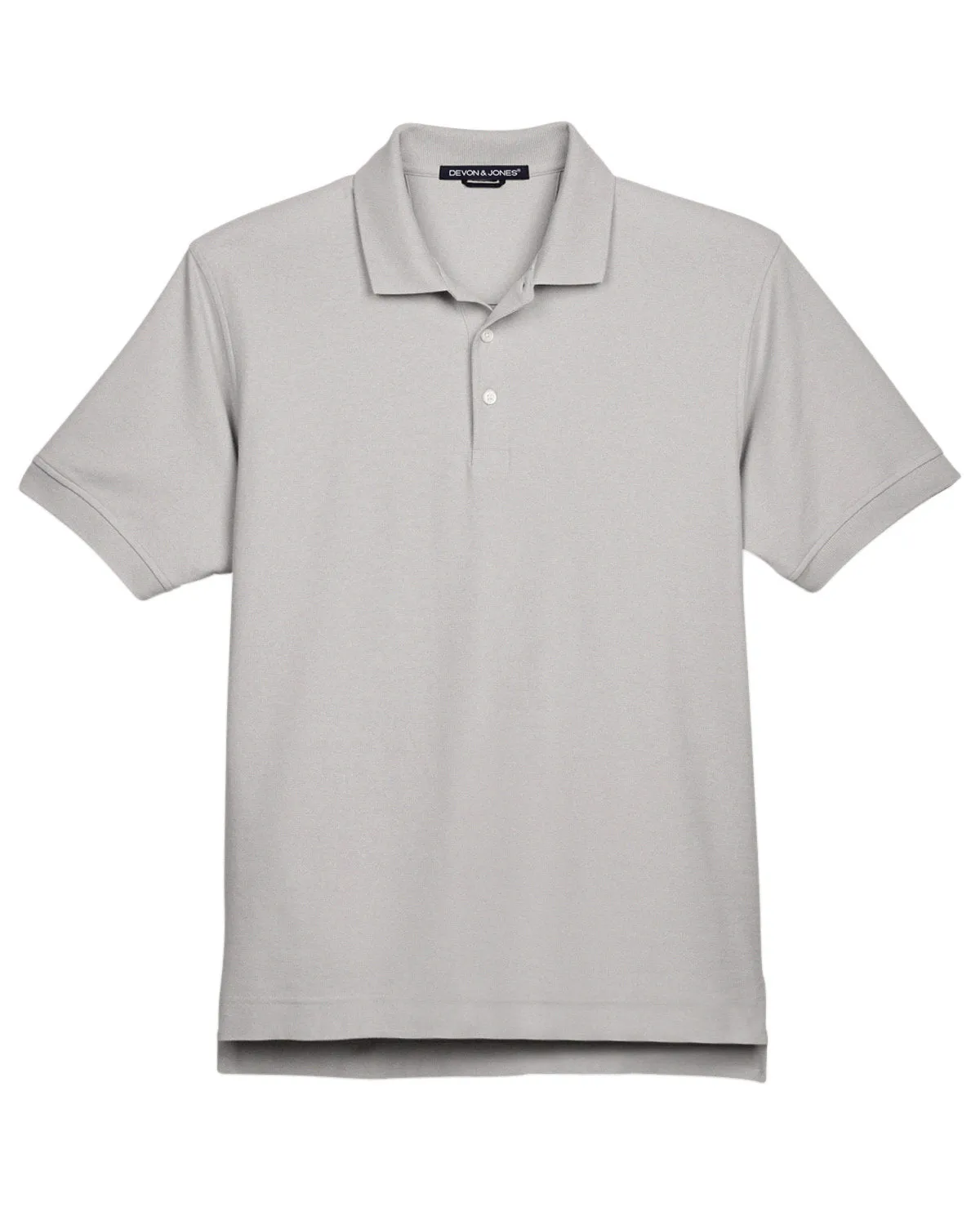 Devon & Jones Men's Pima Piqué Short-Sleeve Polo