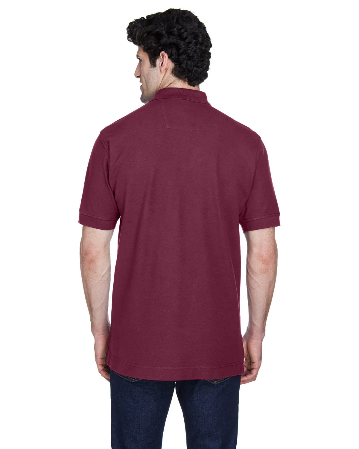 Devon & Jones Men's Pima Piqué Short-Sleeve Polo