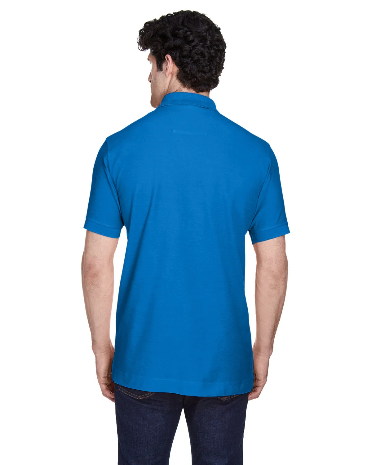 Devon & Jones Men's Pima Piqué Short-Sleeve Polo