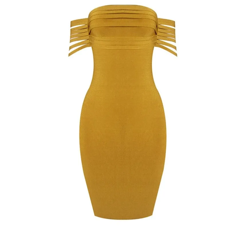 Elegant Sleeveless Bodycon Bandage Mini Dress For Women