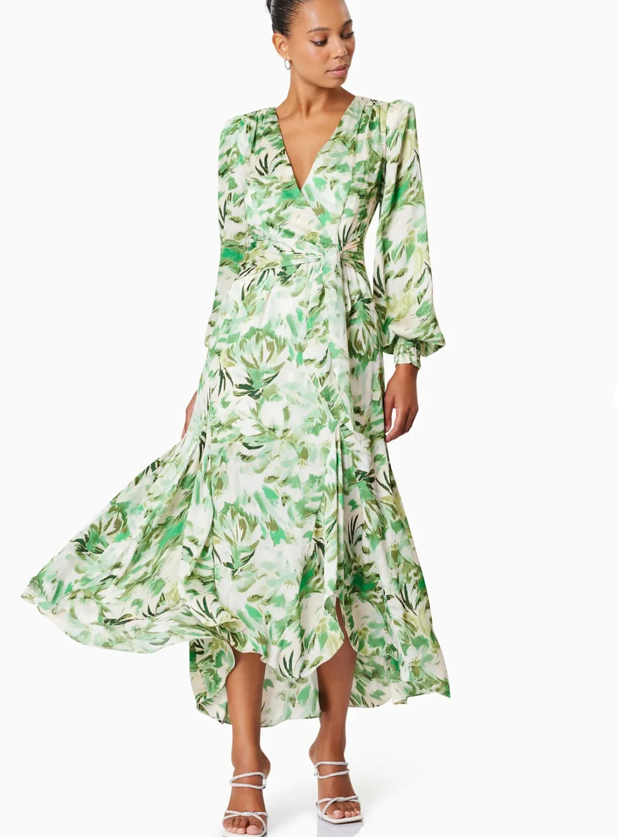 Elliatt Georgia Dress Green Multi