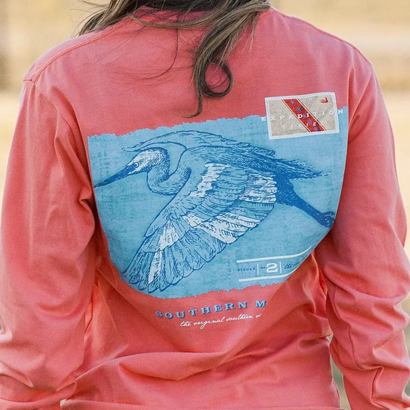 Expedition Series Tee - Heron - Long Sleeve