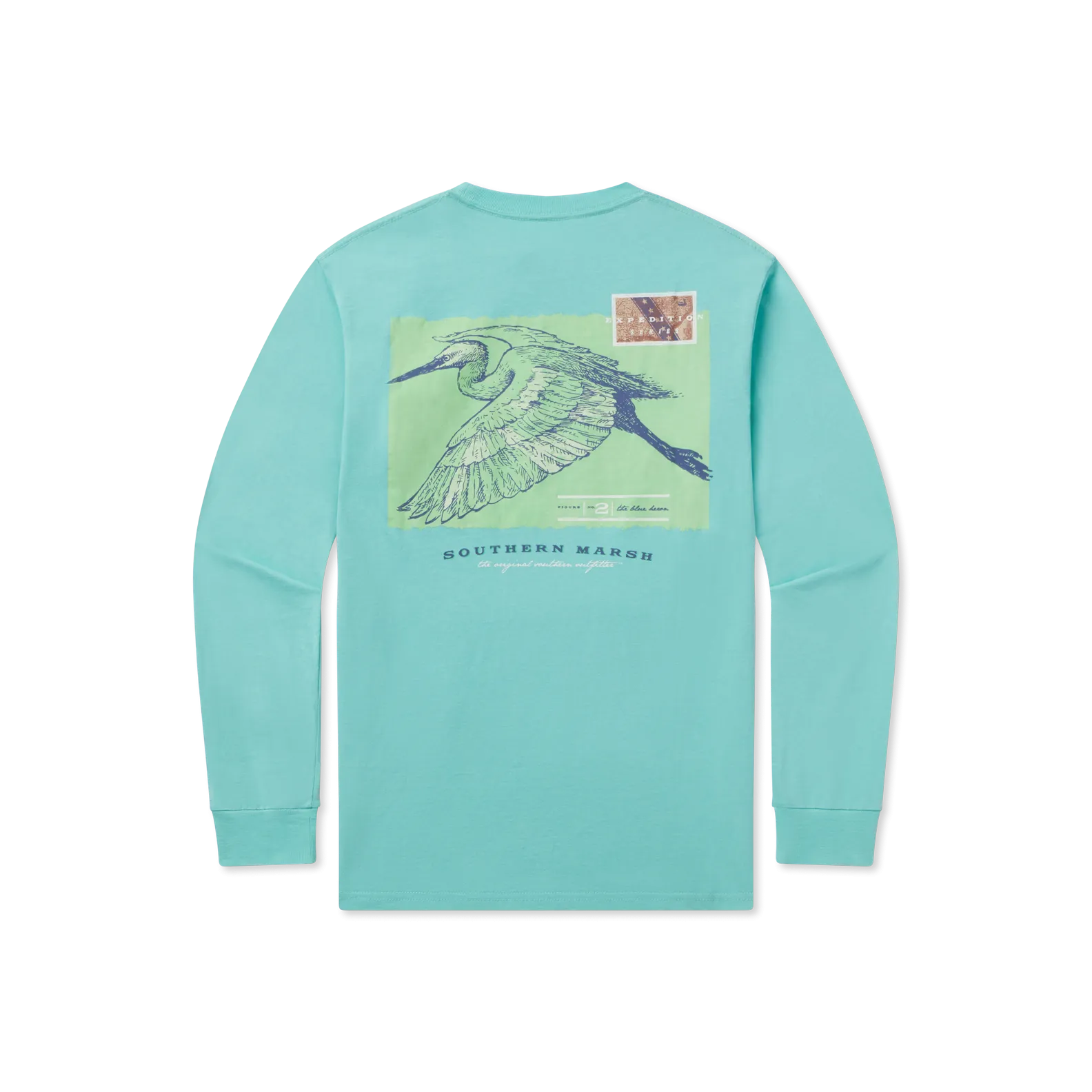 Expedition Series Tee - Heron - Long Sleeve