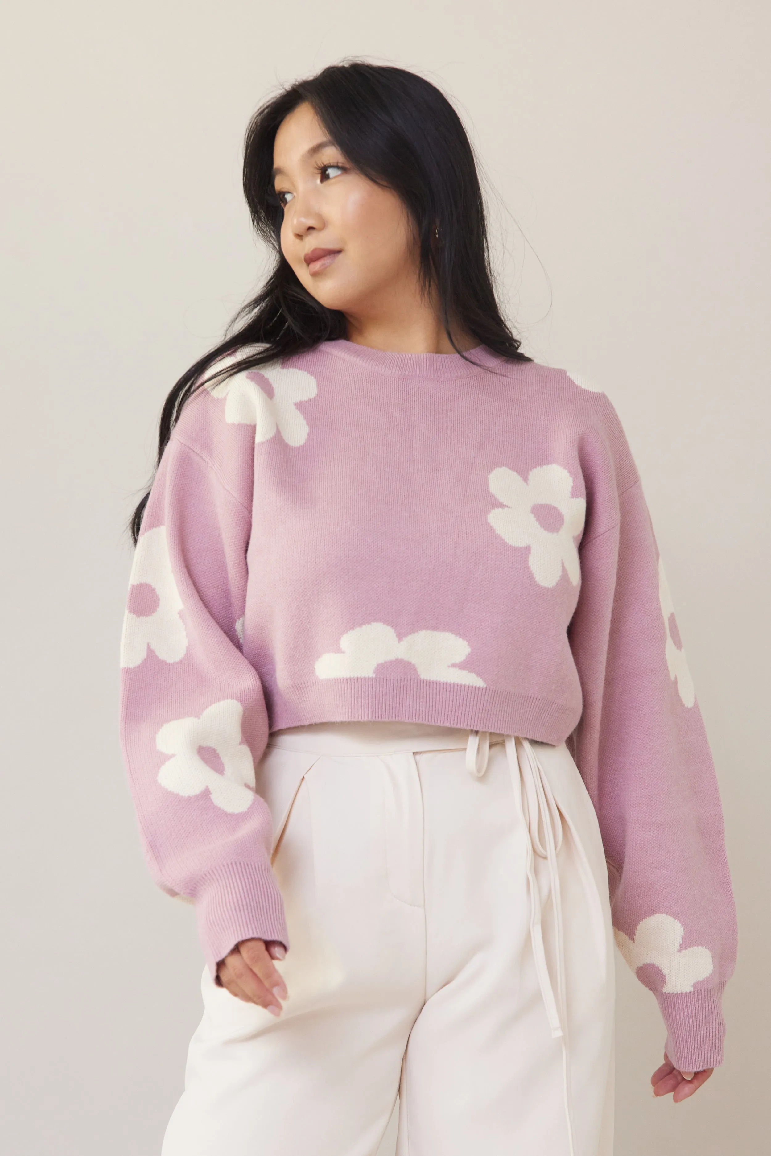 Farm Fresh Sweater - Pink