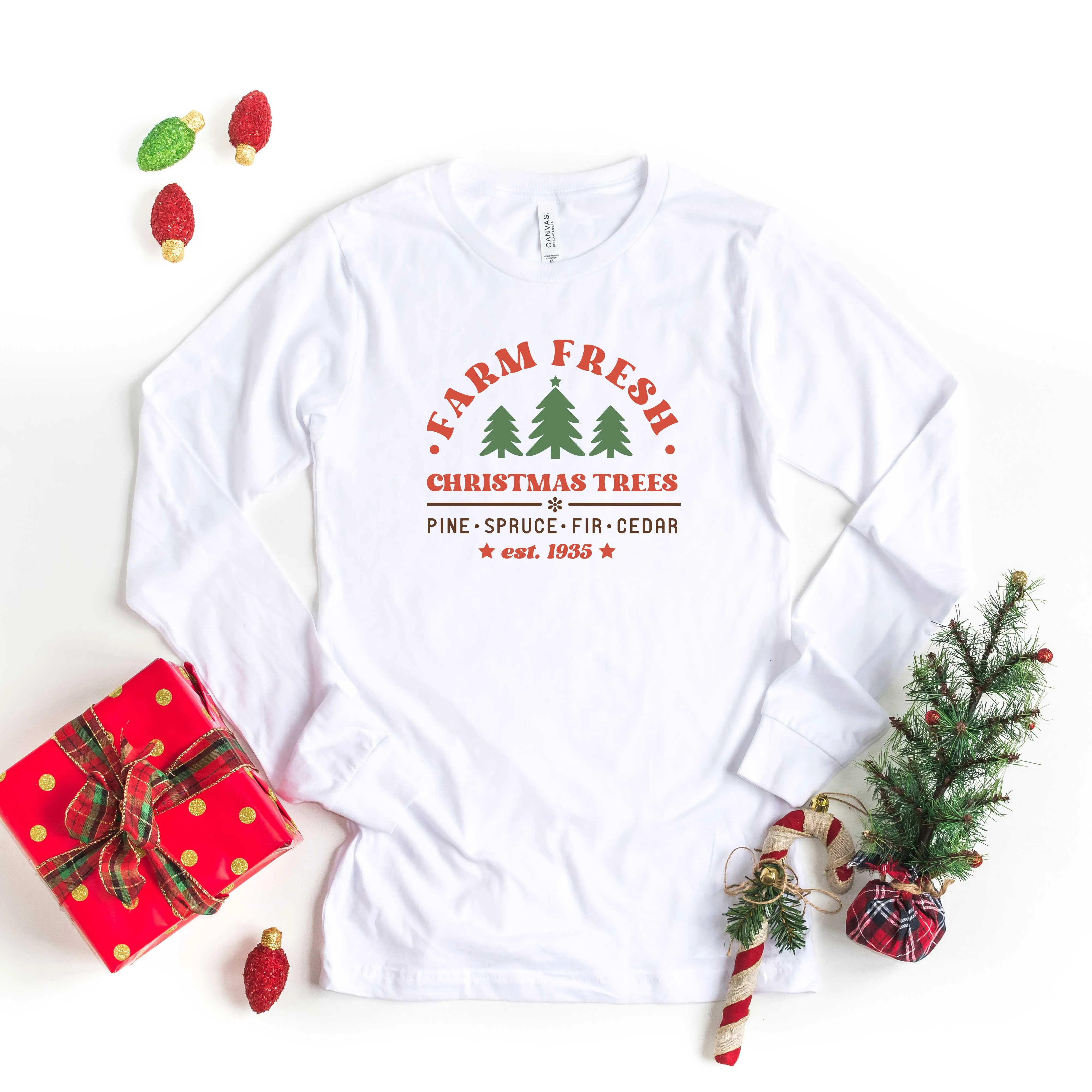 Farm Fresh Trees | Long Sleeve Graphic Tee