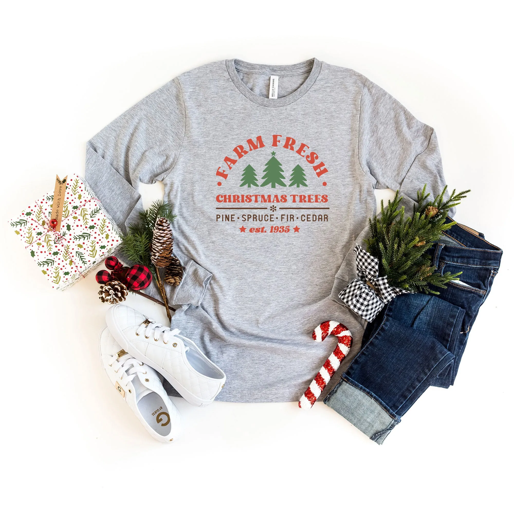 Farm Fresh Trees | Long Sleeve Graphic Tee