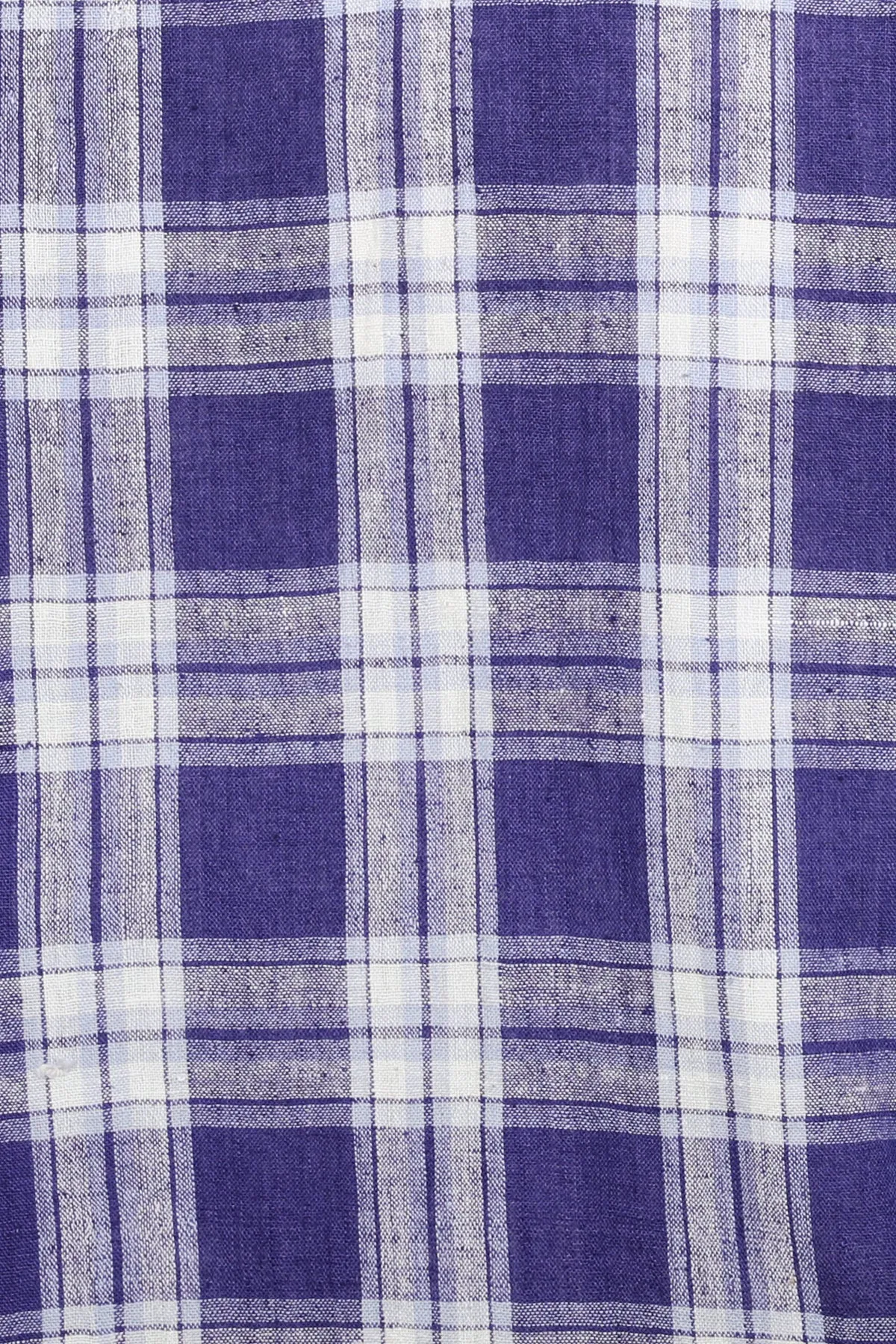 Grape Crush Plaid Hand Loom Cotton Shirt