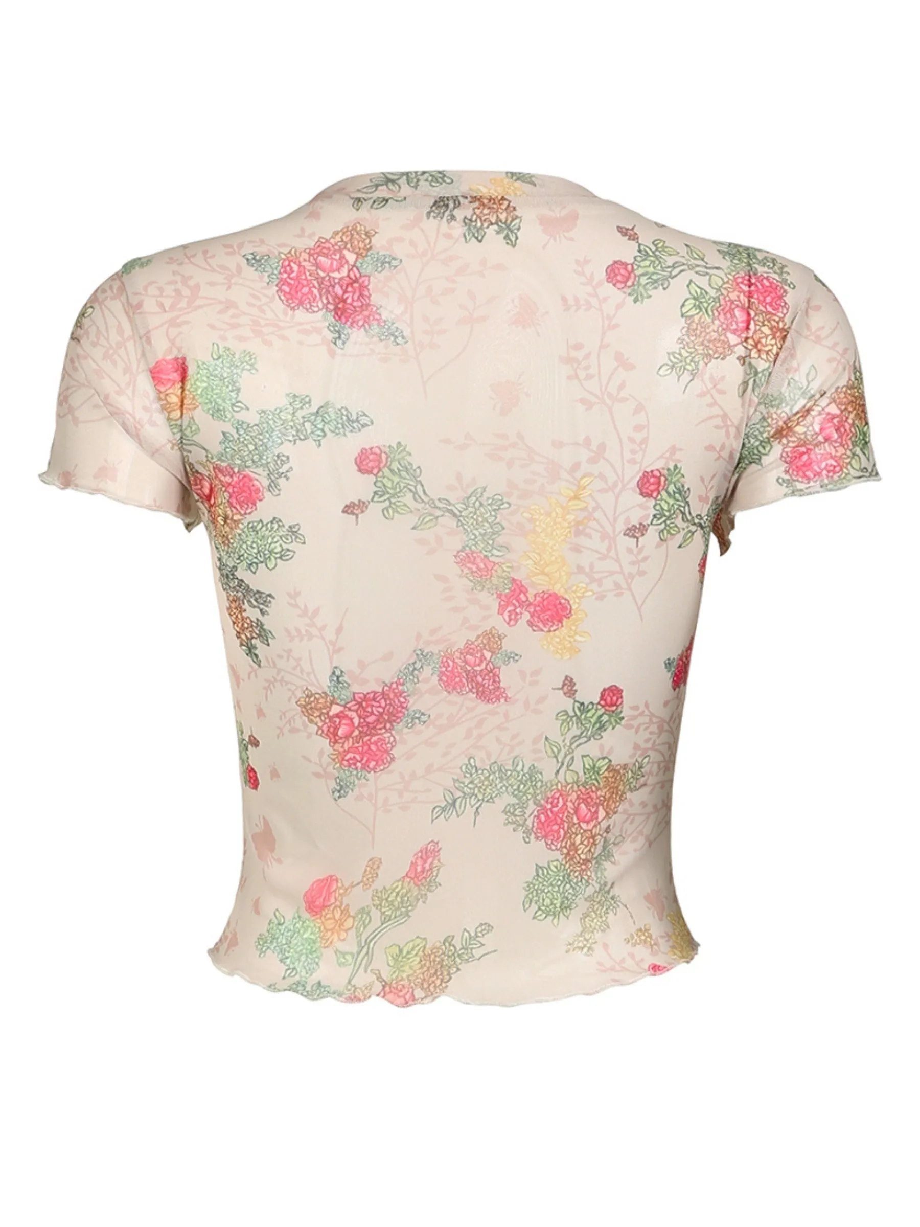 Lexus Floral T-Shirt Top