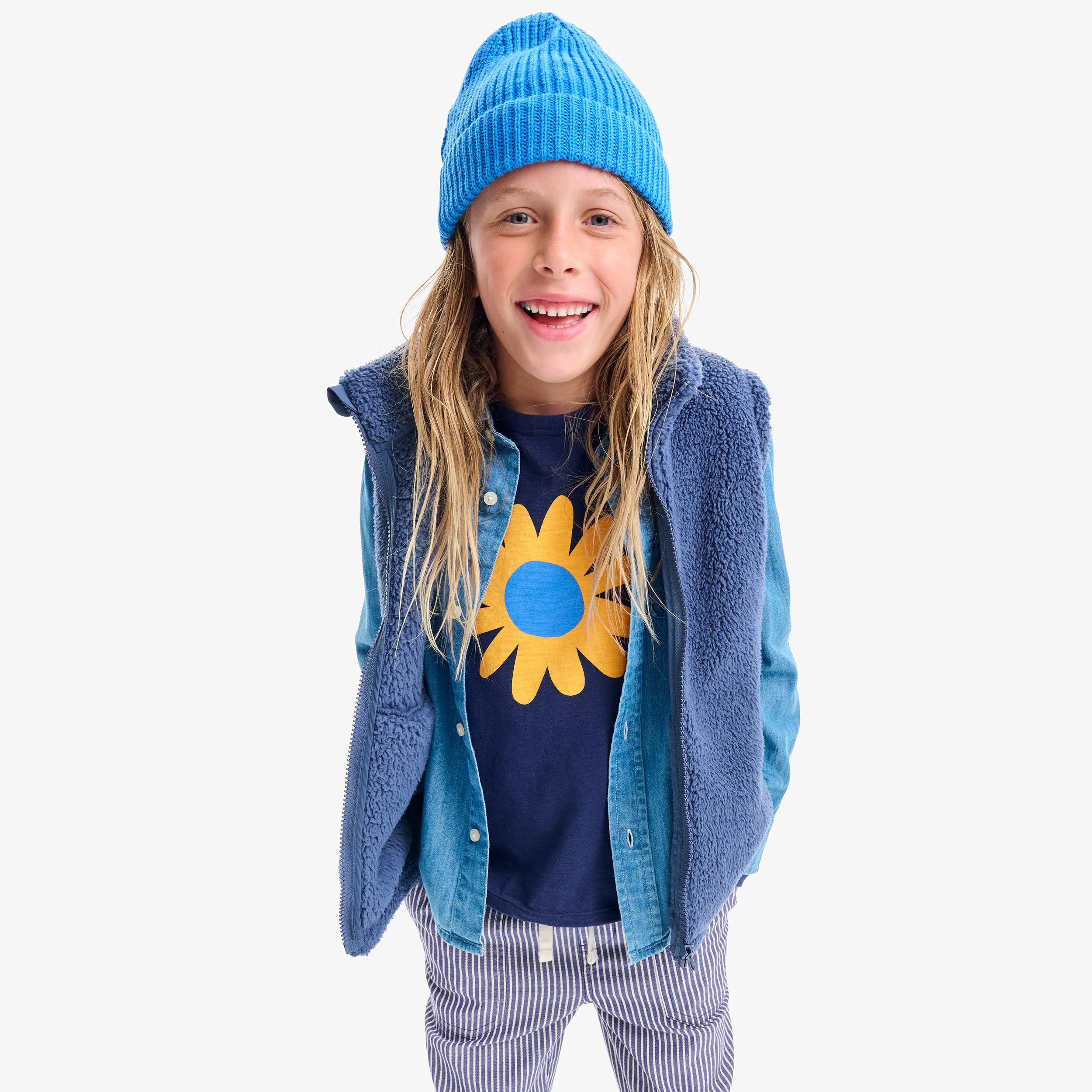 Long sleeve sunflower tee