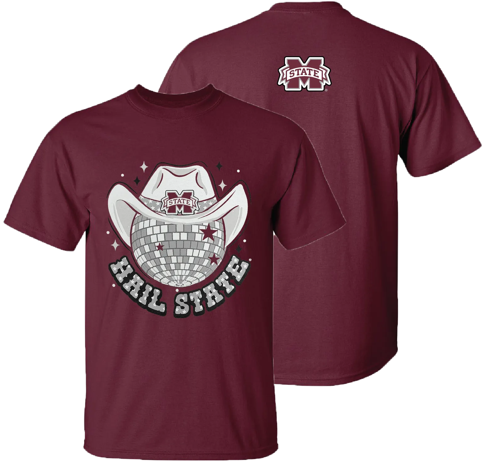 MSU Hail State Disco Maroon