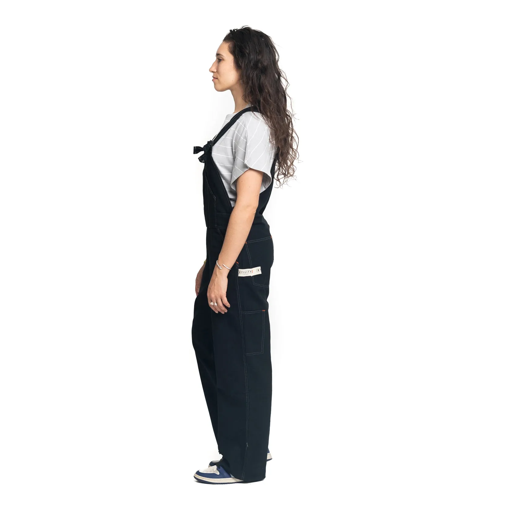 NEW! Overalls in Black by Utility Canvas