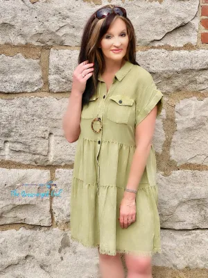 Olive I've Ever Wanted Button Down Dress