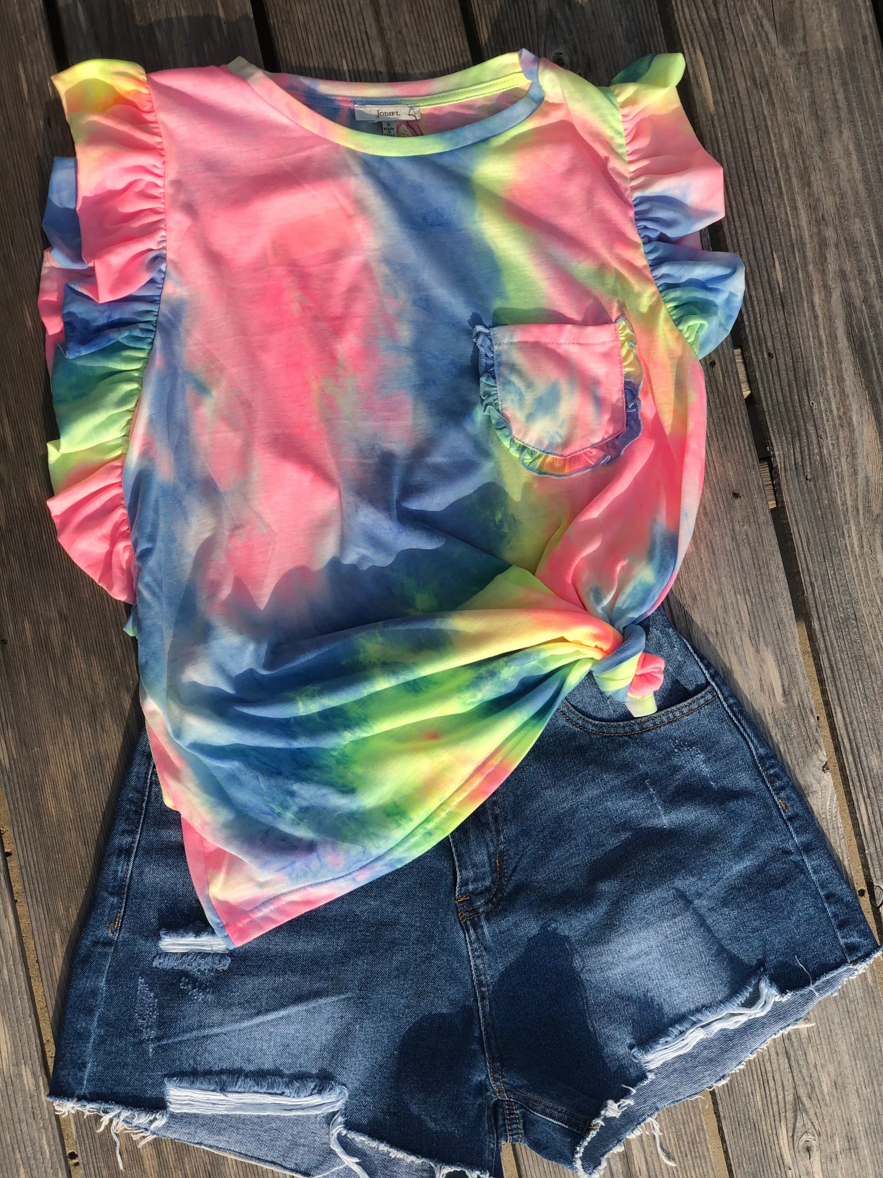 Olivia in Tie Dye