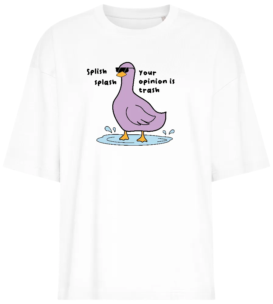 Splish Splash Design - Premium women's oversized t-shirt