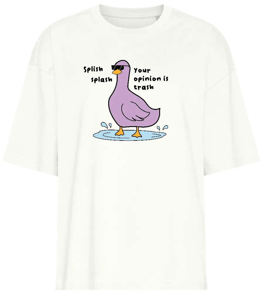 Splish Splash Design - Premium women's oversized t-shirt