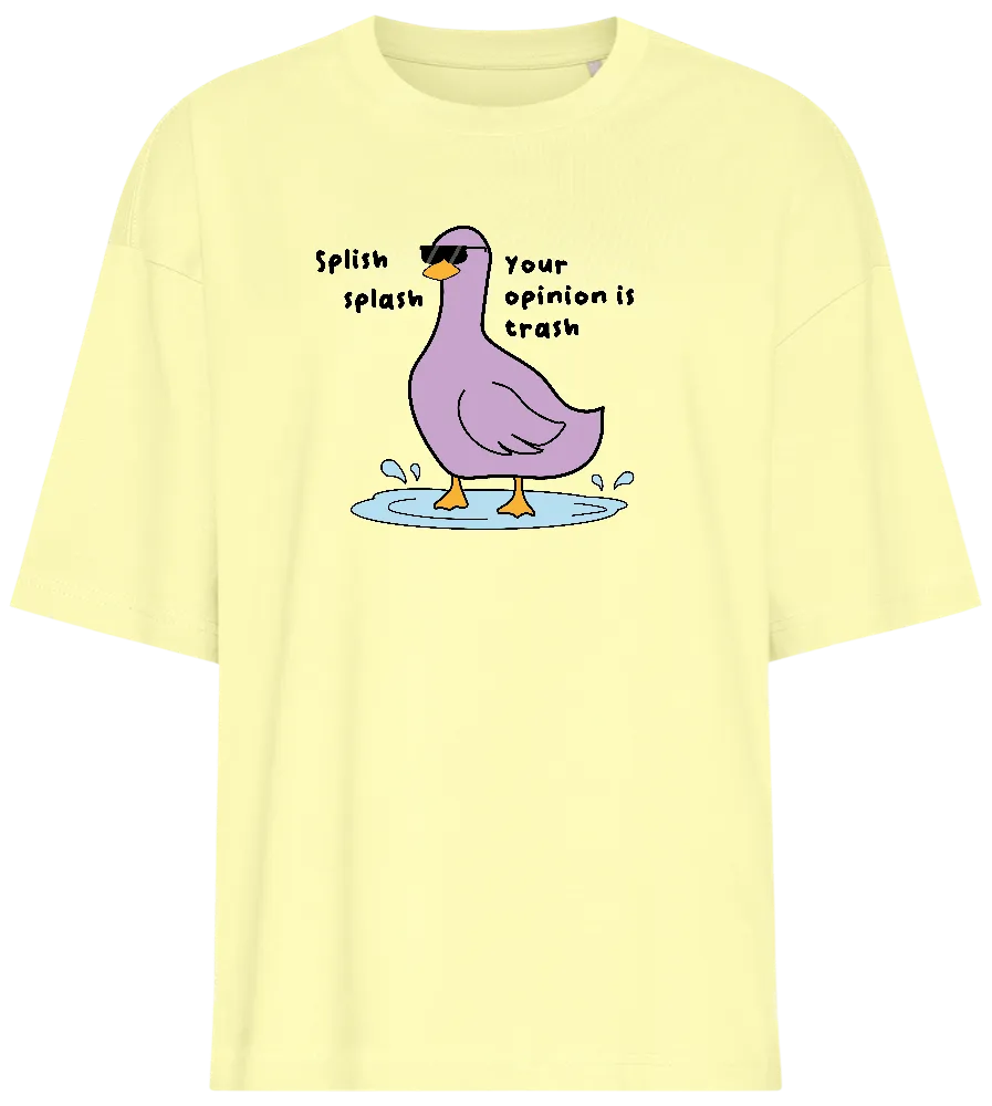 Splish Splash Design - Premium women's oversized t-shirt