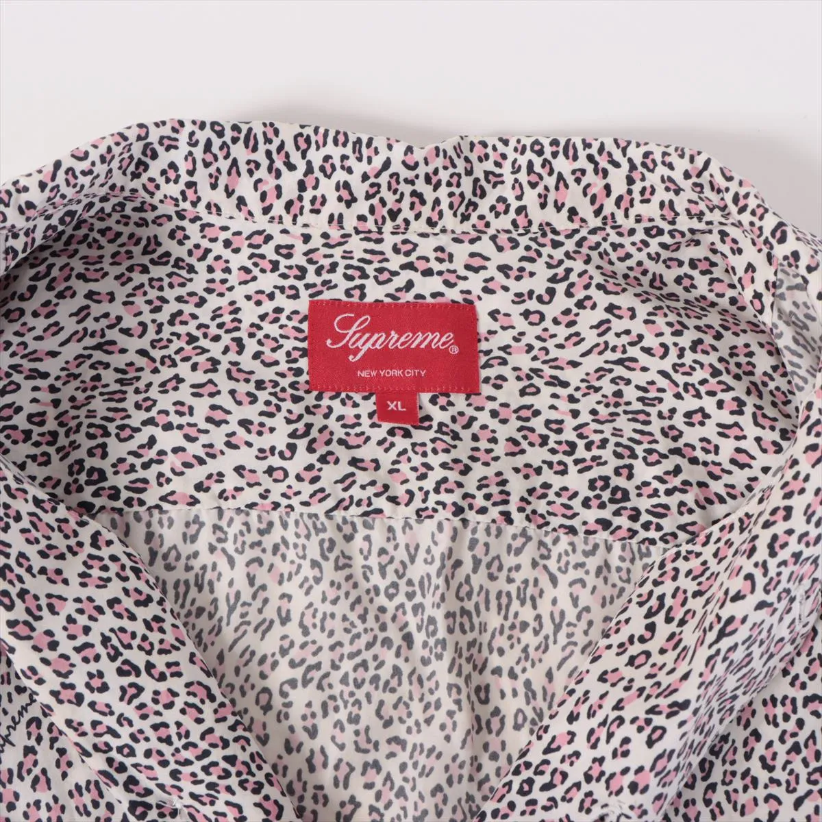 Supreme Leopard Silk Short Sleeve Shirt