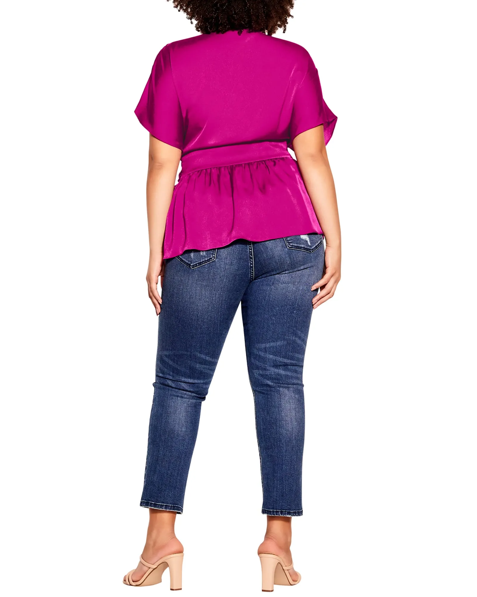 Tangled Top | Cerise