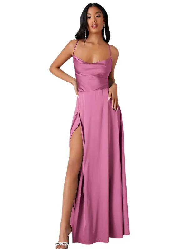 TEEK - Slim Fit Elegant Backless Long Dress