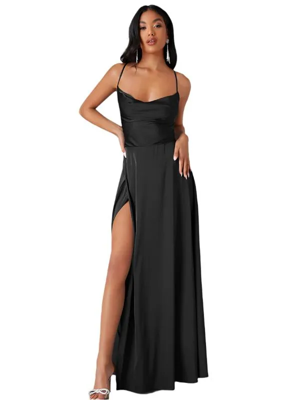 TEEK - Slim Fit Elegant Backless Long Dress