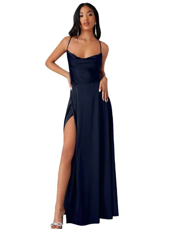 TEEK - Slim Fit Elegant Backless Long Dress