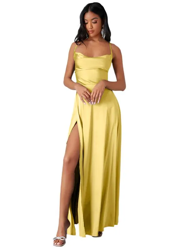 TEEK - Slim Fit Elegant Backless Long Dress