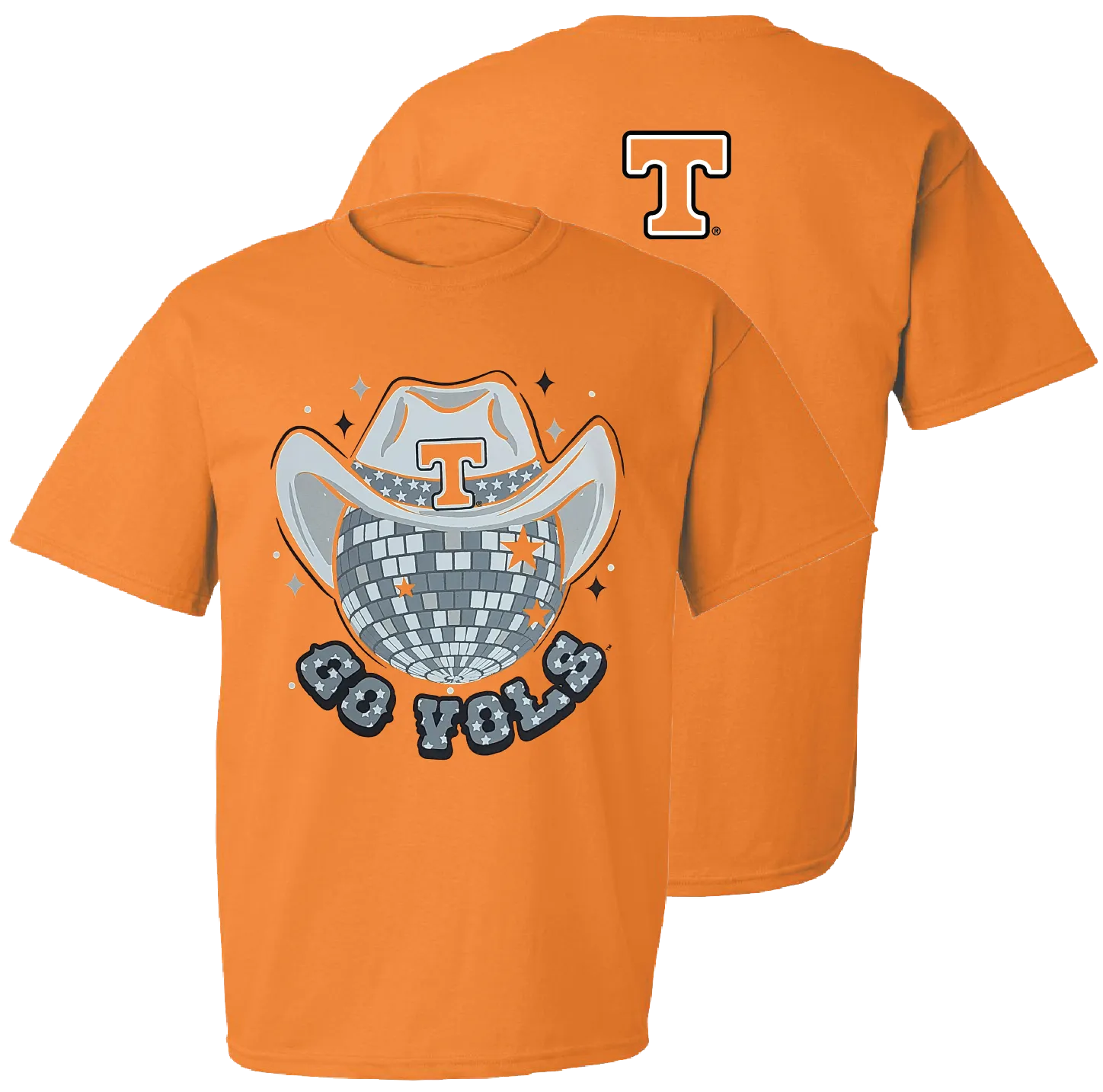 Tennessee Go Vols Disco TN Orange