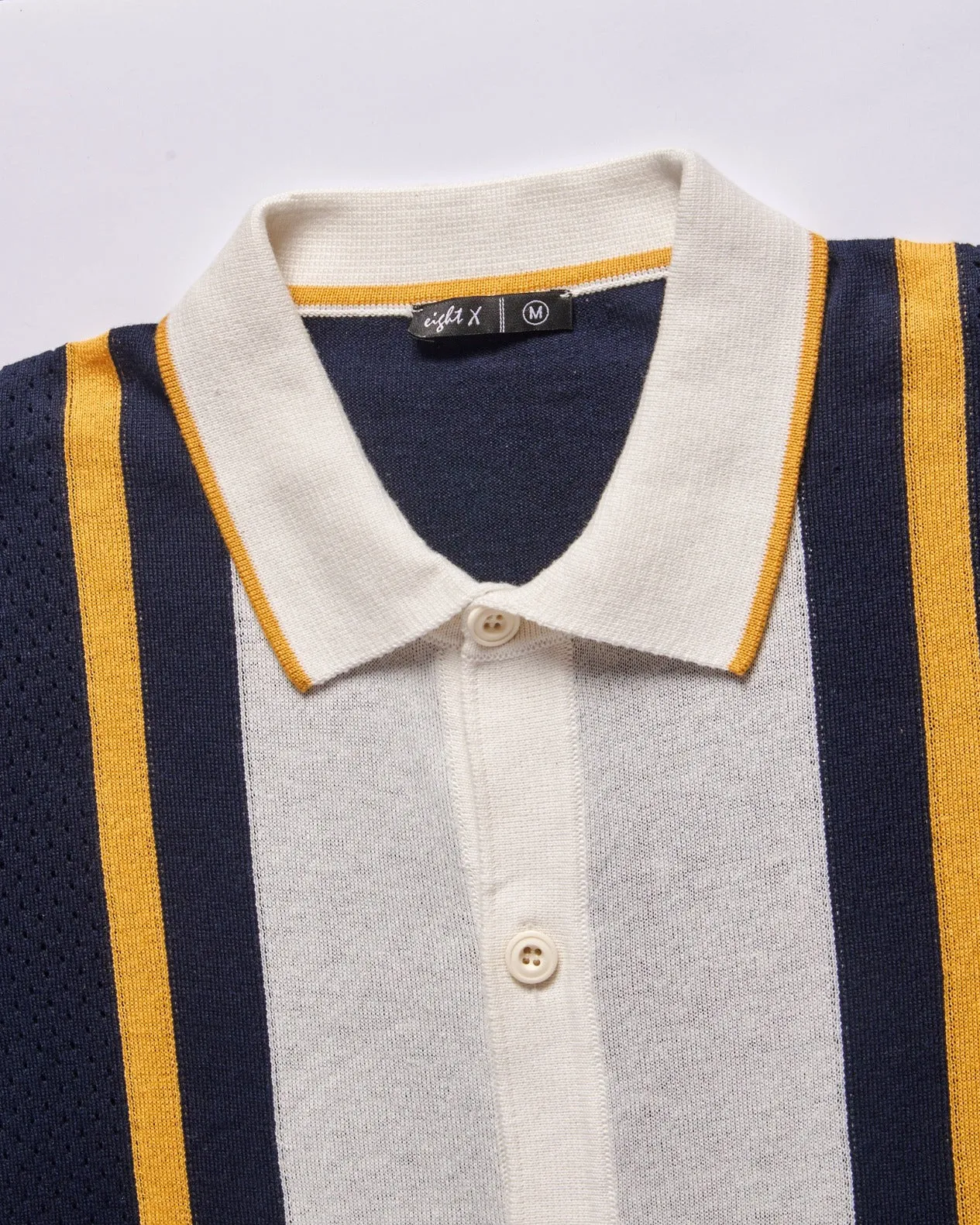 The Varsity Knit Short Sleeve Shirt - Navy