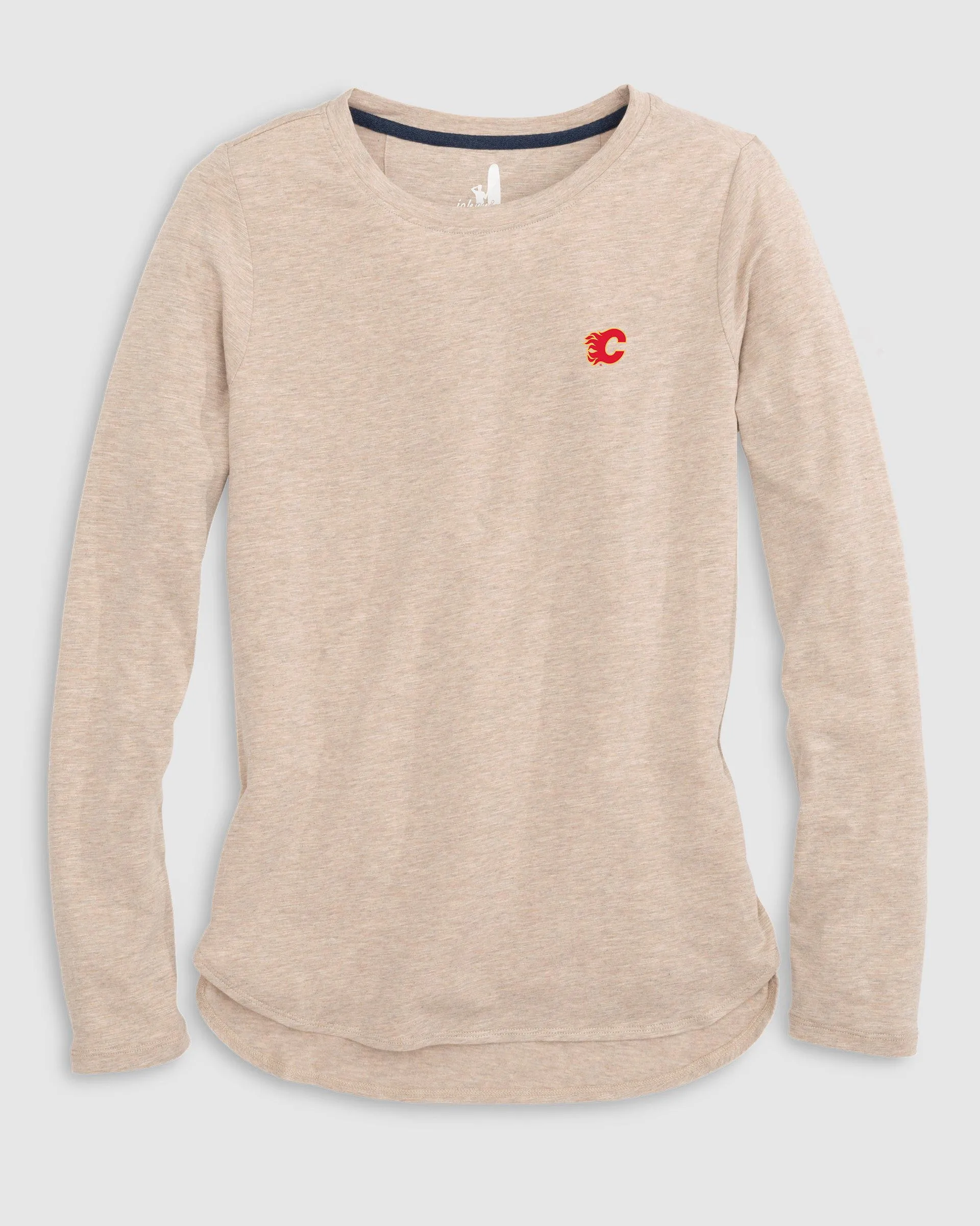 Women's Calgary Flames Addison Long Sleeve T-Shirt