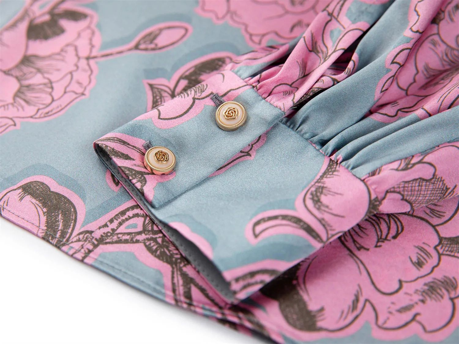 YAYING Mulberry Silk Printed Shirt